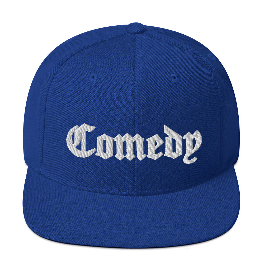 Blue Neighbor Snapback Hat - Comedy the Brand - Stand-Up Comedy Fan Gear