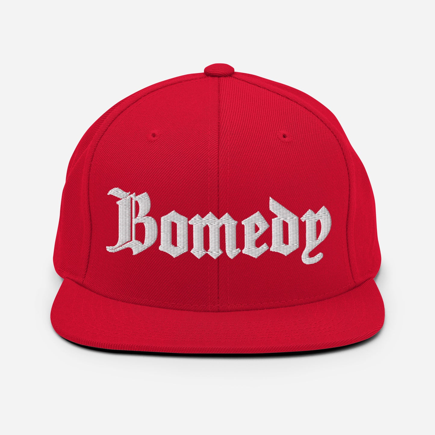 Red Neighbor Snapback Hat - Comedy the Brand - Stand-Up Comedy Fan Gear